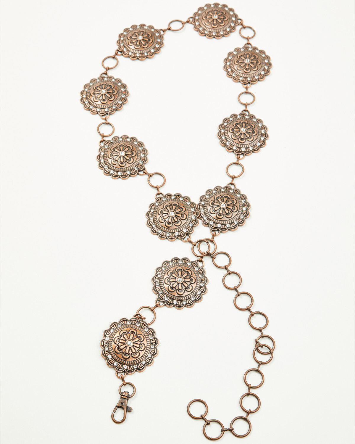 Shyanne Women's Floral Medallion Chain Belt