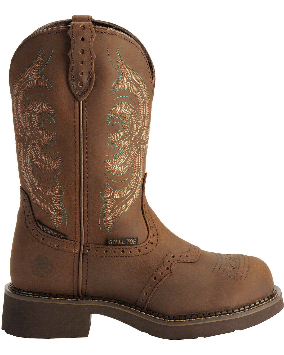 Justin Gypsy Women's Wanette 11" Brown EH Work Boots - Steel Toe