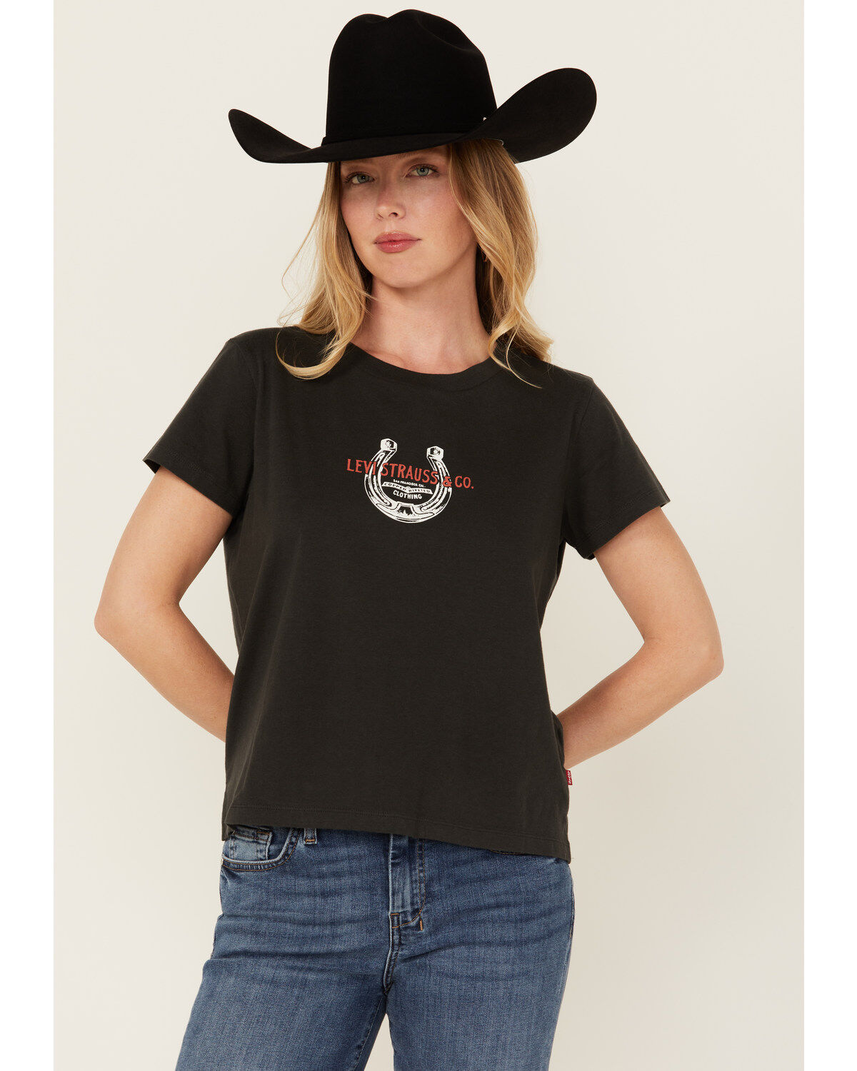 Levi's Women's Logo Horseshoe Short Sleeve Graphic Tee