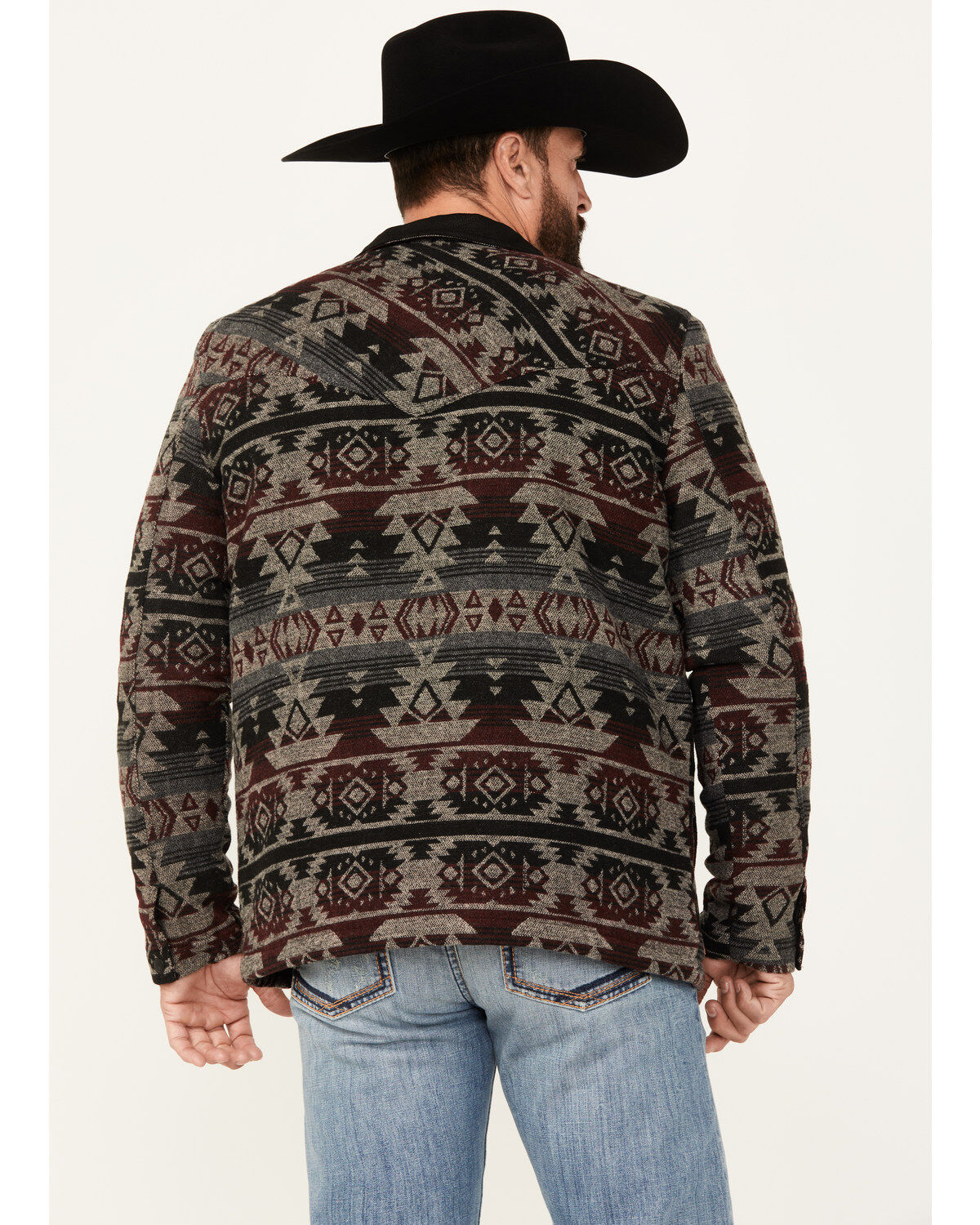 Moonshine Spirit Men's Southwestern Print Snap Jacket