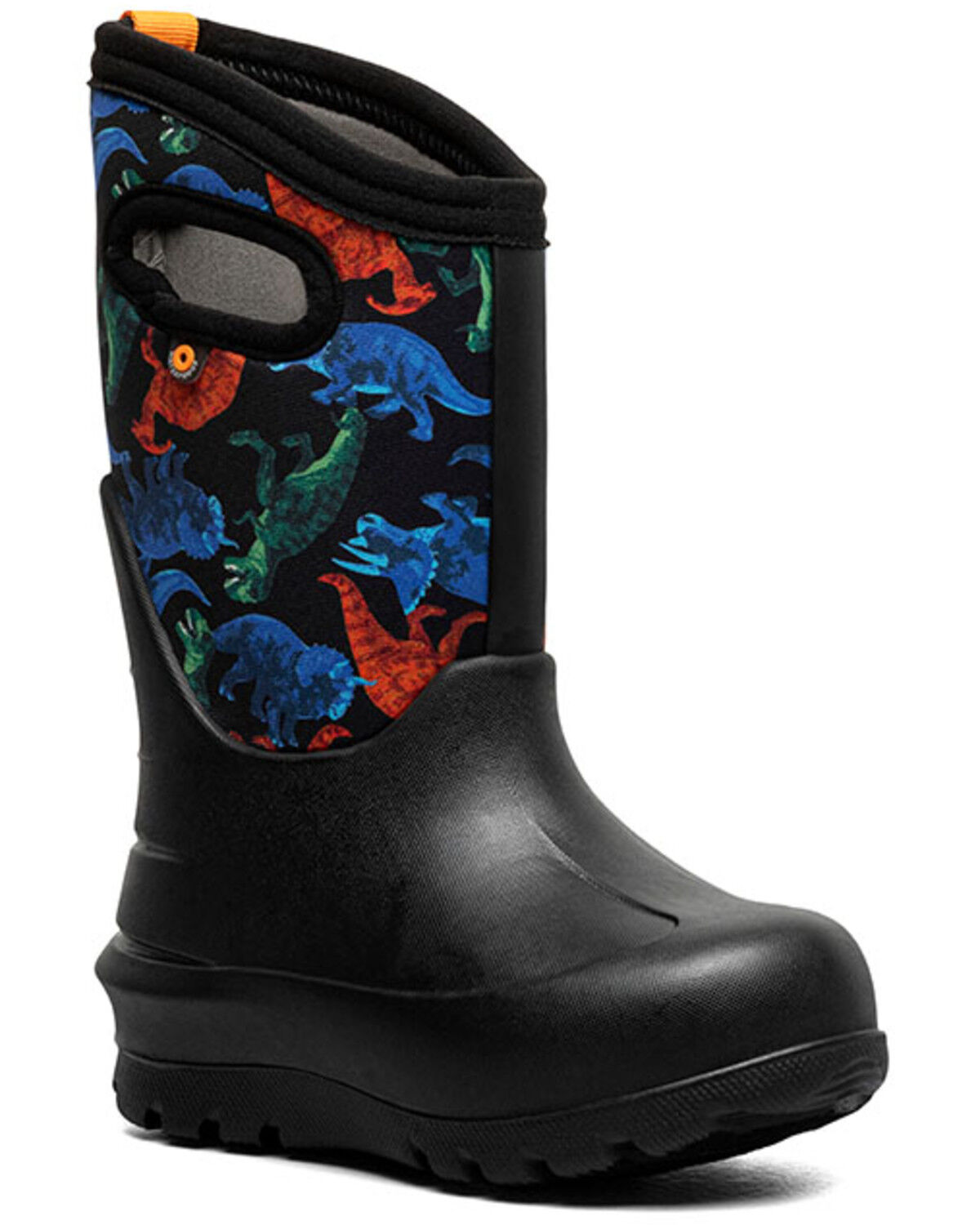 Bogs Boys' Neo-Classic Real Dino Rubber Boots - Round Toe