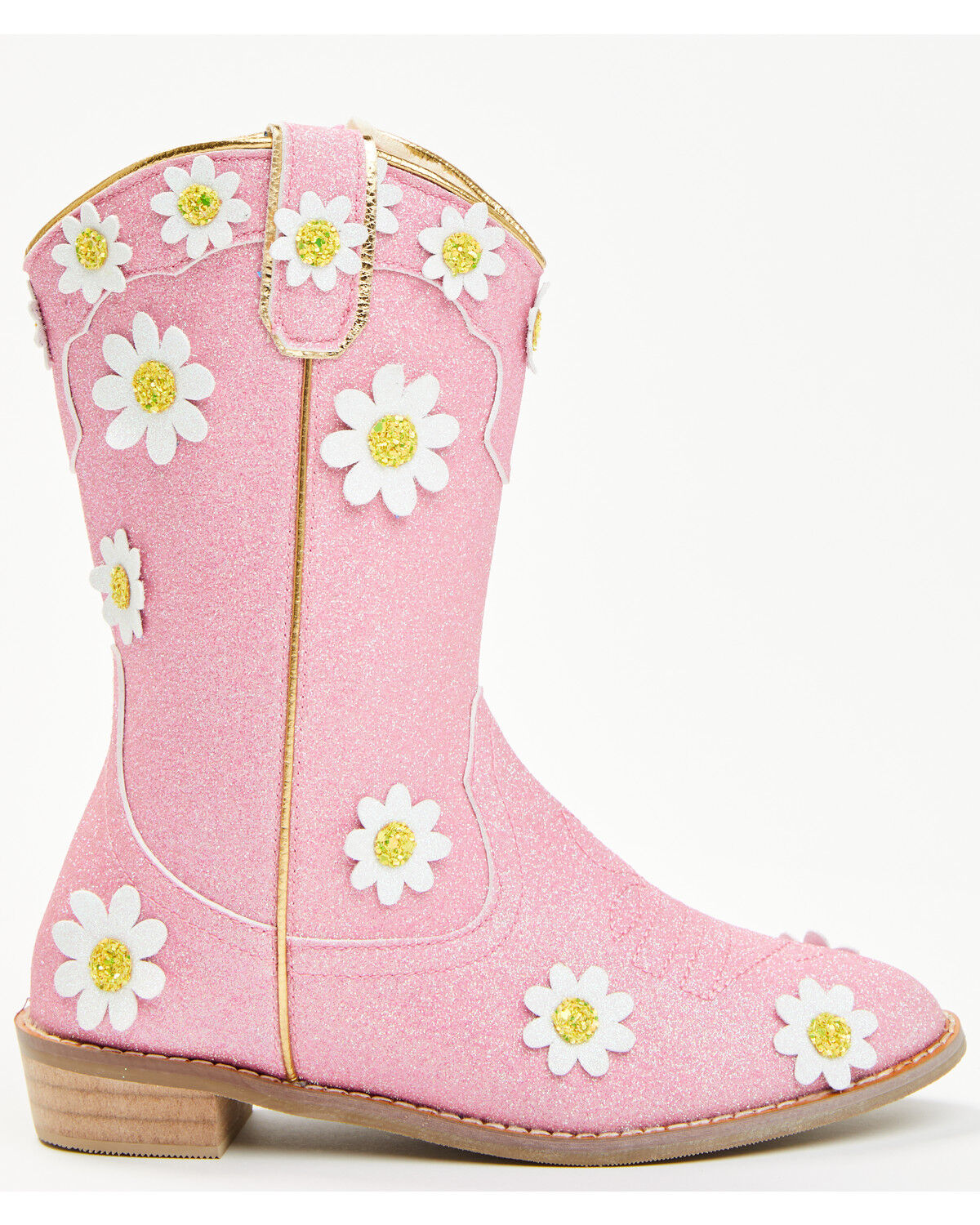 Wild + Rae Toddler Girls' Oopsie Daisies Western Boots - Round Toe