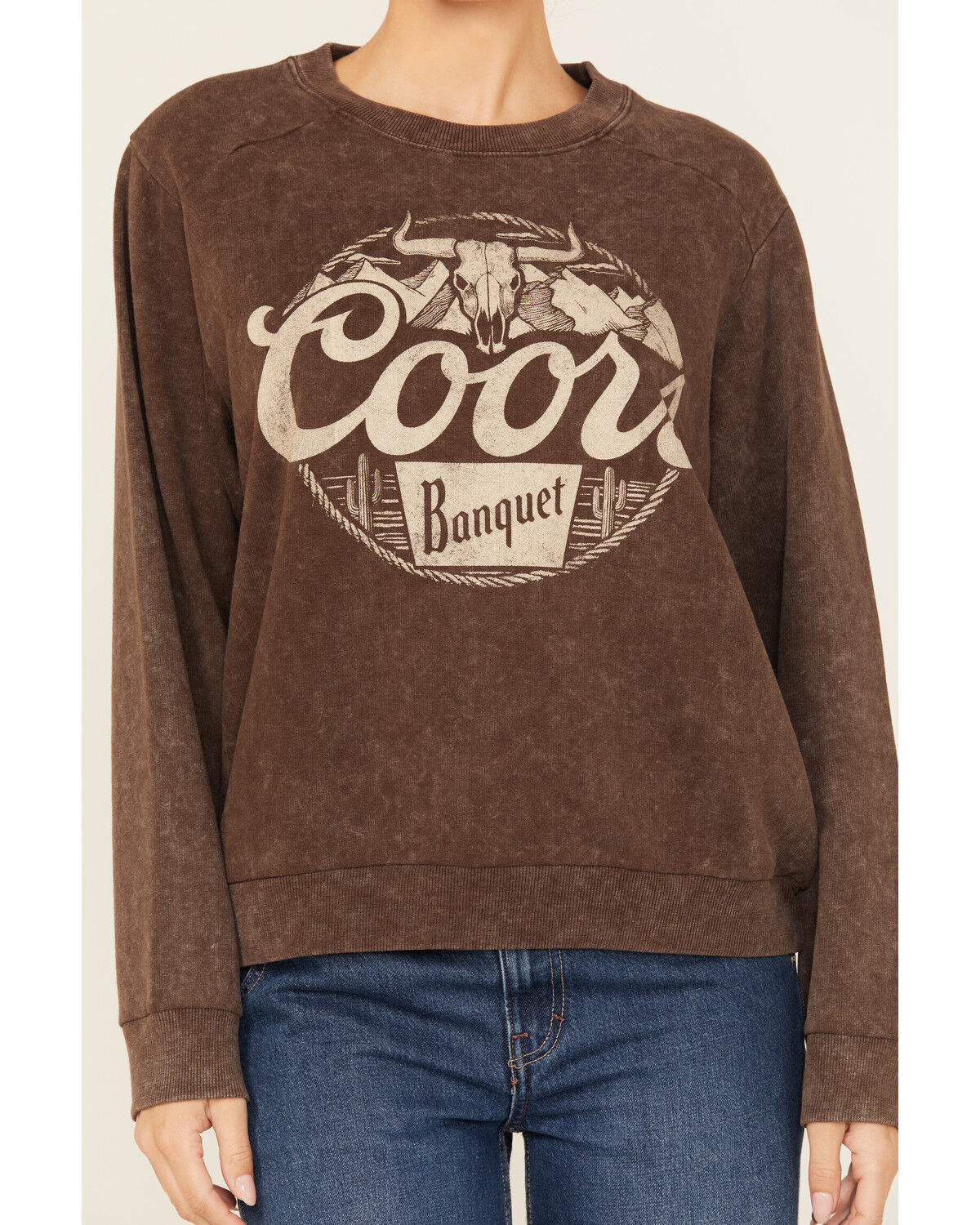Coors Women's Steer Head Crewneck Sweatshirt