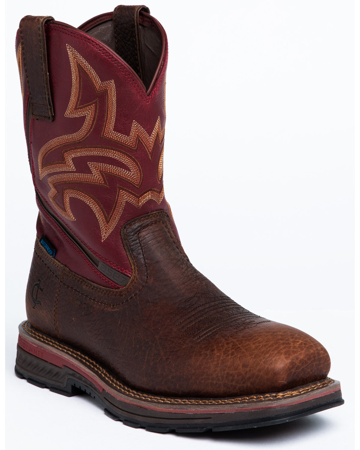 Cody James Men's ASE7 Disruptor Waterproof Western Work Boots - Nano Composite Toe