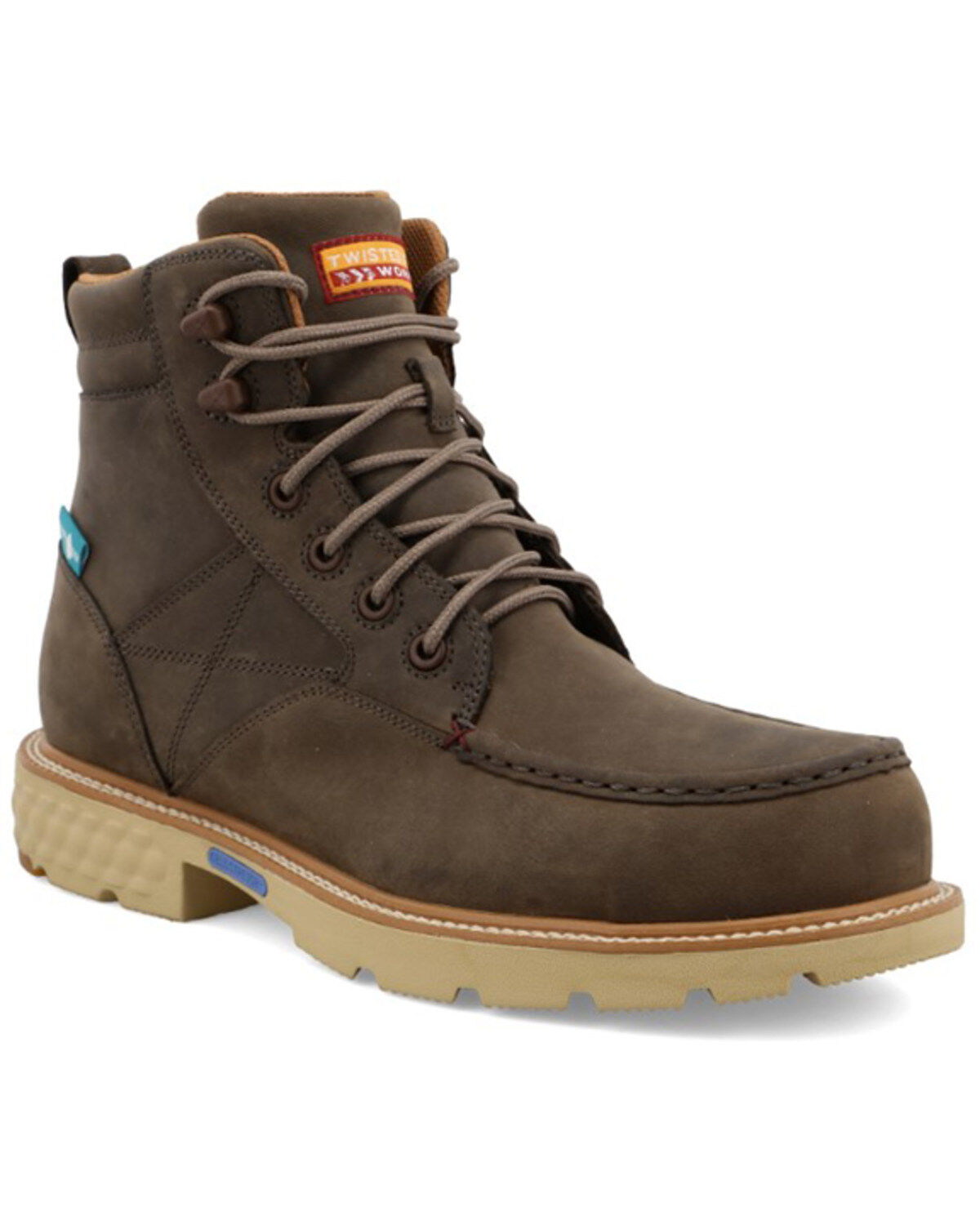 Twisted X Men's Shitake 6" Lace-Up Waterproof Work Boots - Composite Toe