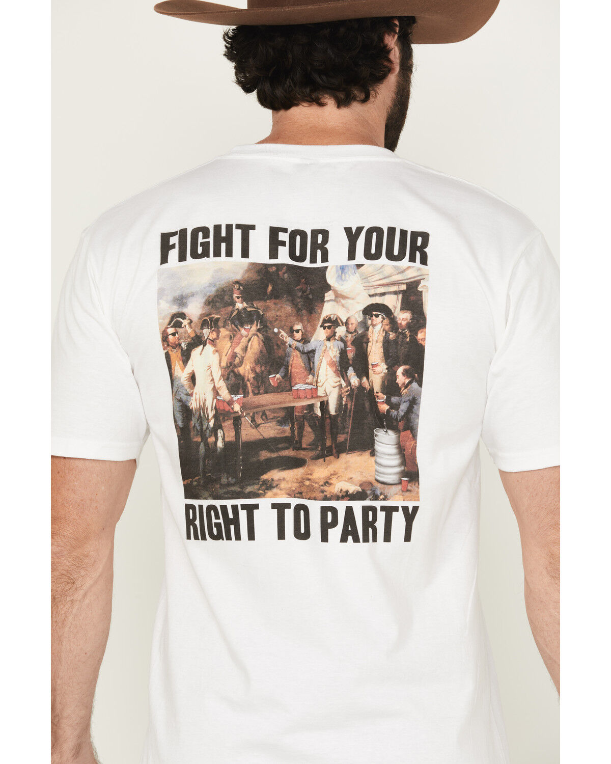 Riot Society Men's Fight For Your Right To Party Short Sleeve Graphic T-Shirt