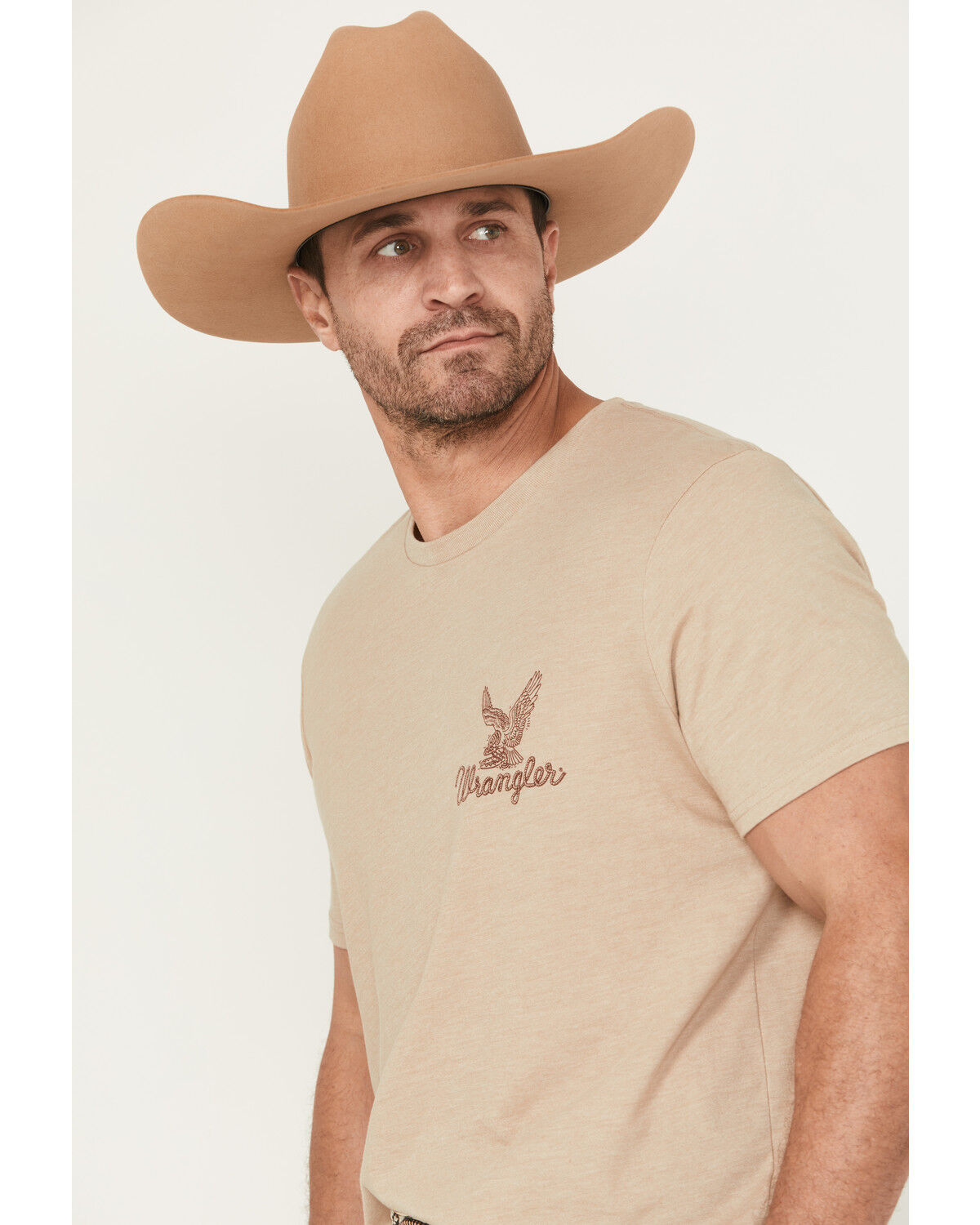 Wrangler Men's Eagle And Snake Logo Short Sleeve Graphic T-Shirt