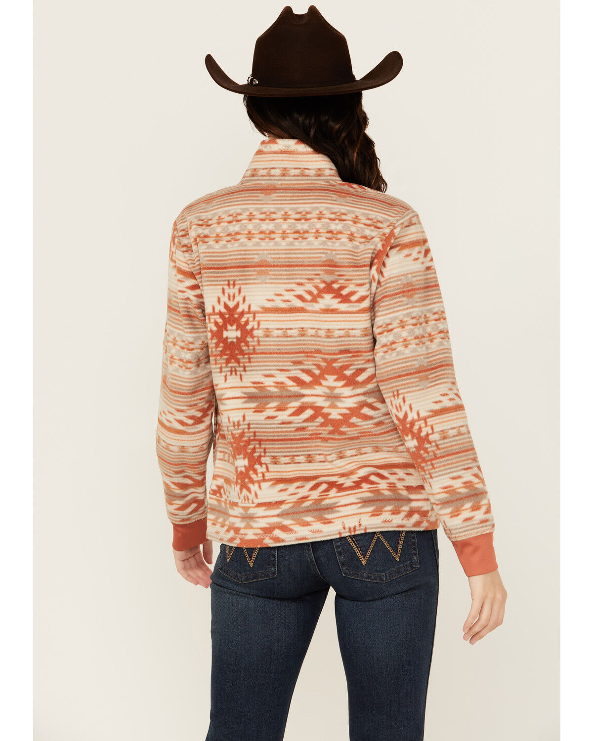 Cinch Women's Southwestern Print Fleece Long Sleeve Jacket