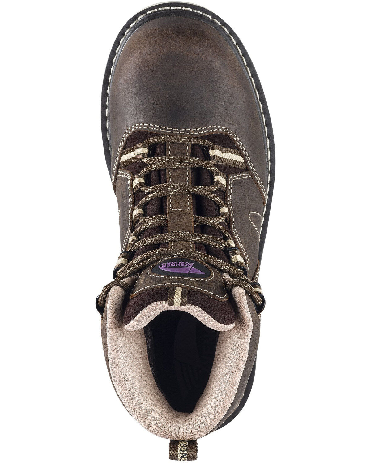 Avenger Women's Waterproof Wedge Work Boots - Composite Toe