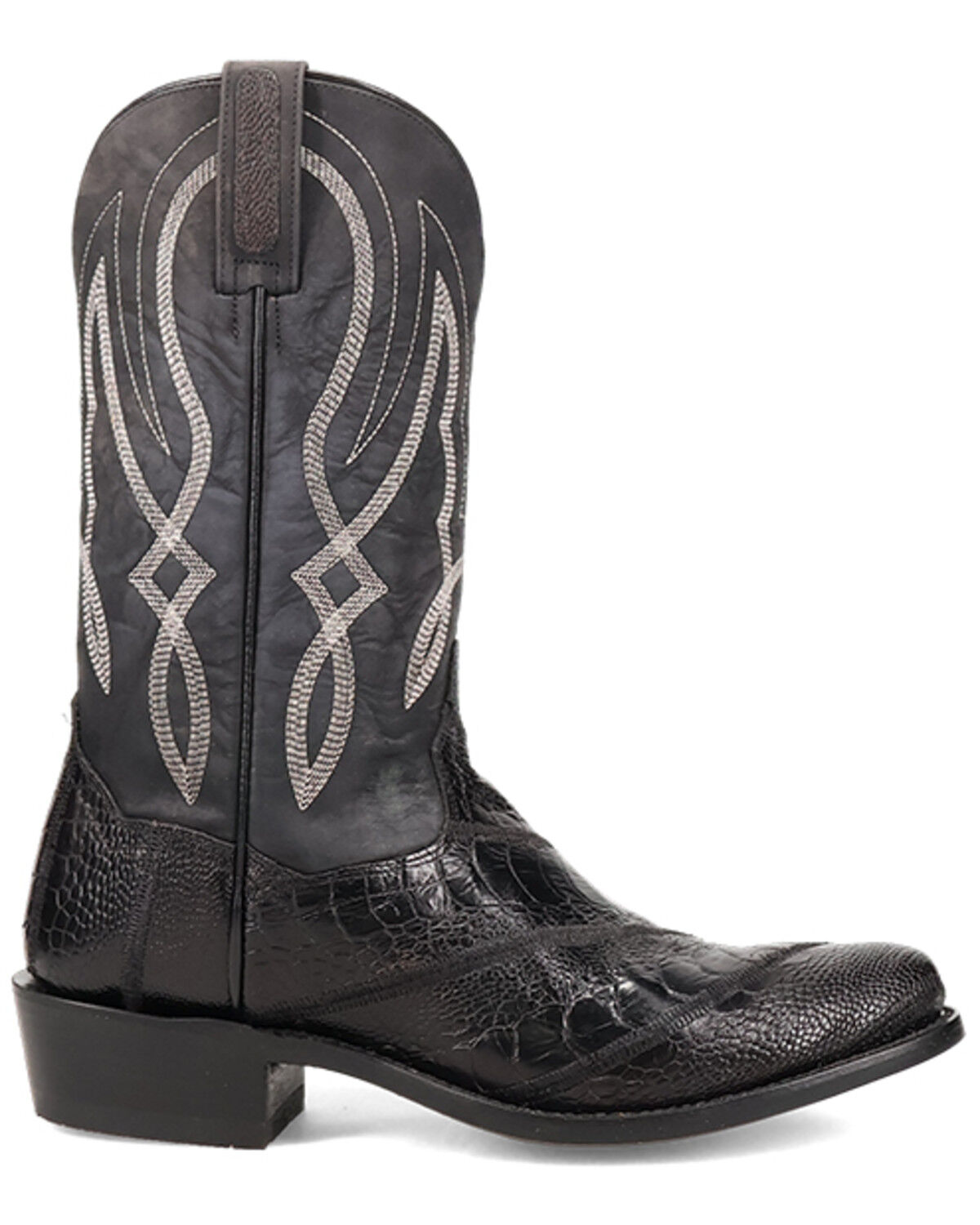 Dan Post Men's Exotic Ostrich Leg Western Boots - Square Toe