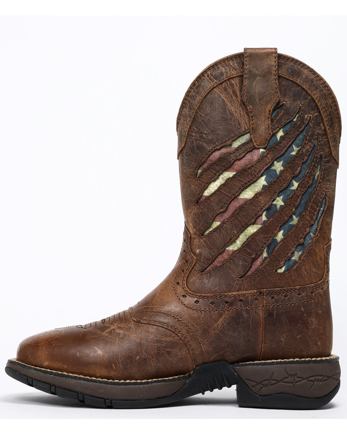 Cody James Men's Scratch American Flag Lite Performance Western Boots - Square Toe