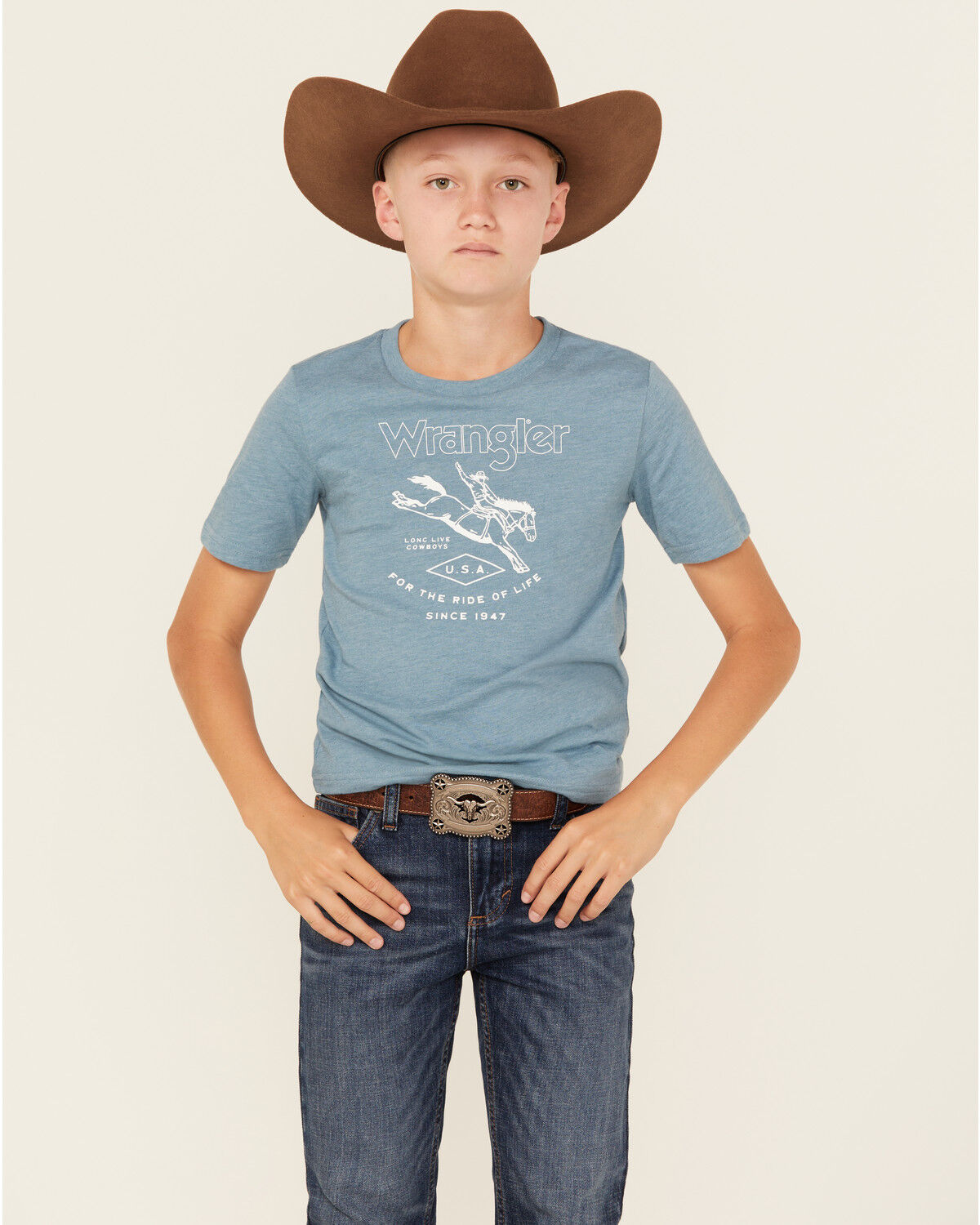 Wrangler Boys' Ride Of Life Short Sleeve Graphic T-Shirt