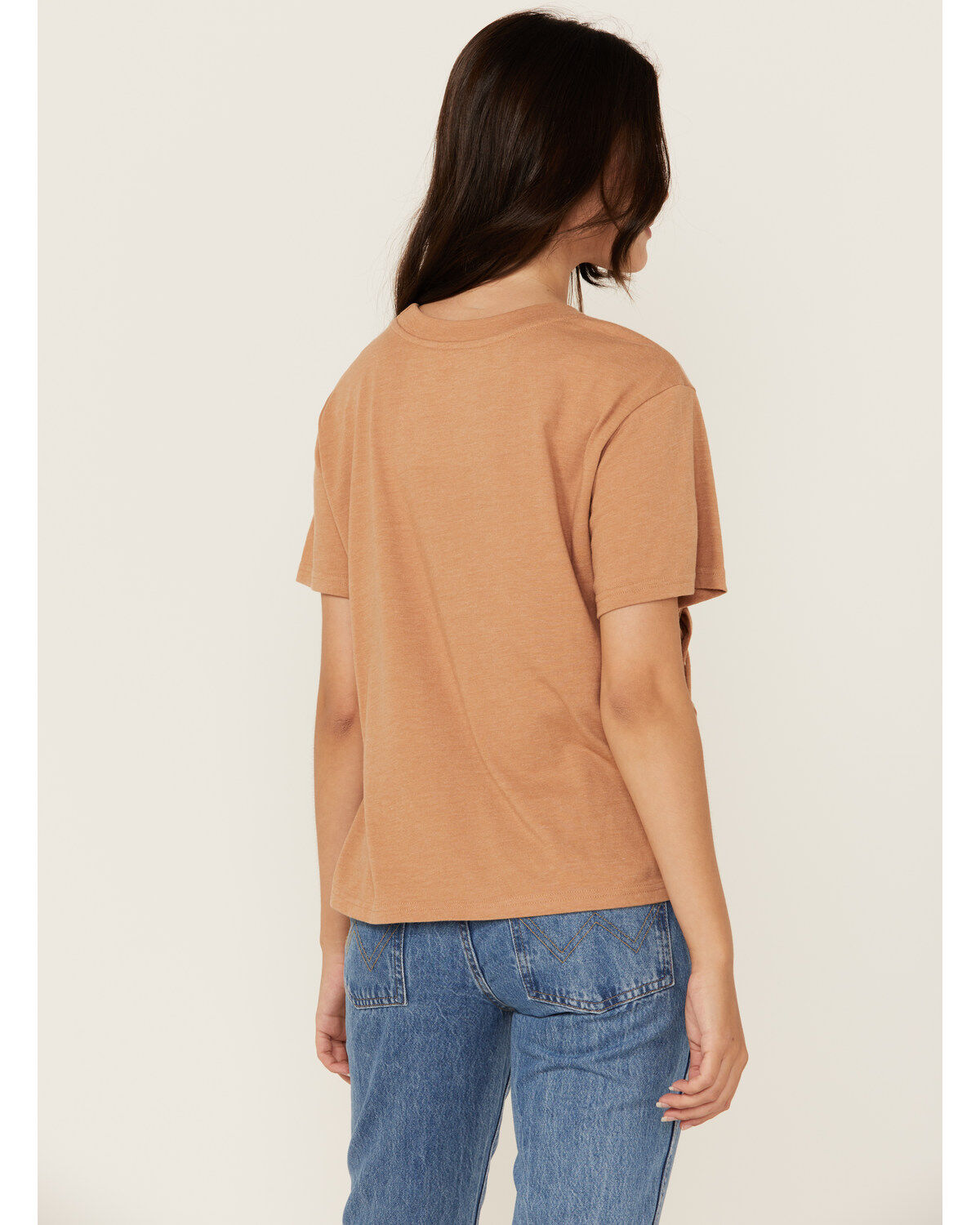 Blended Women's Side Lace-Up Short Sleeve Tee