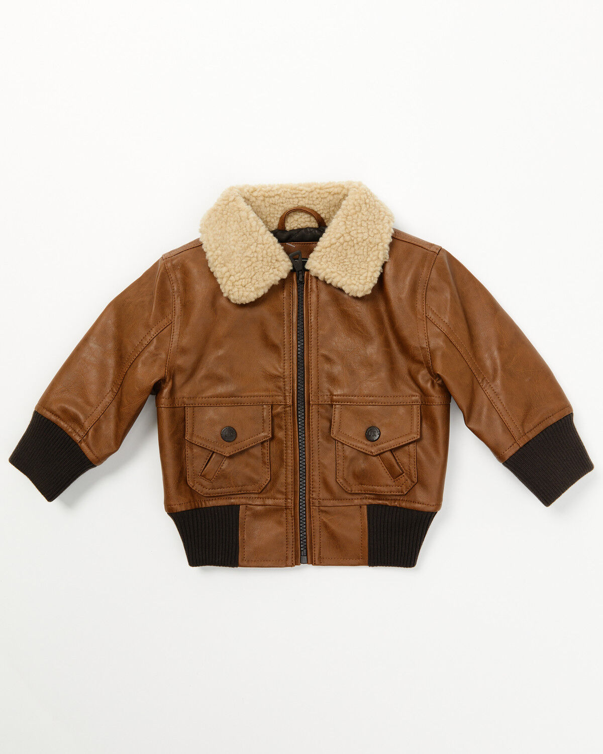 Urban Republic Infant Boys' Faux Leather Bomber Jacket