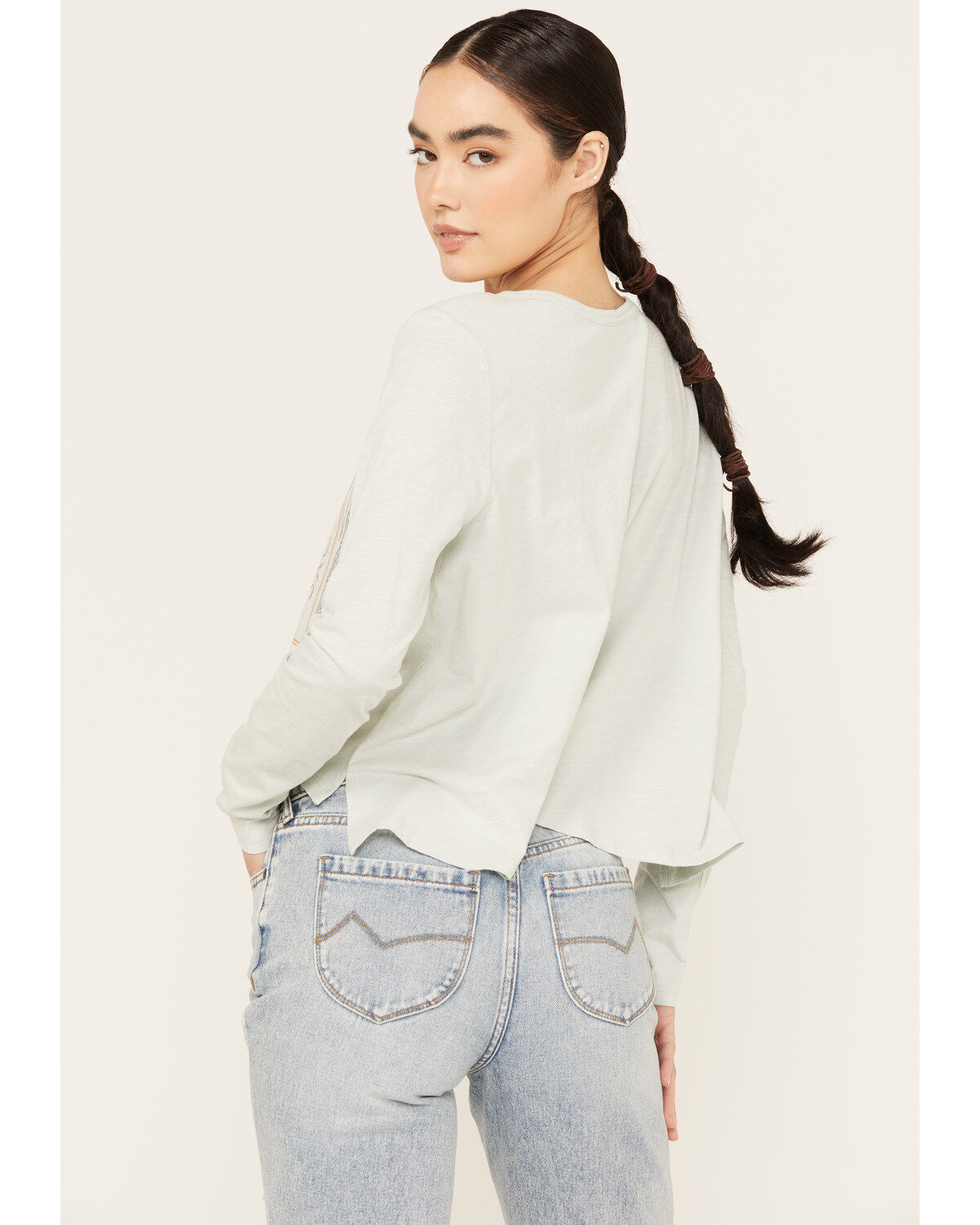 Wrangler Women's Cowboys Desert Long Sleeve Graphic Tee