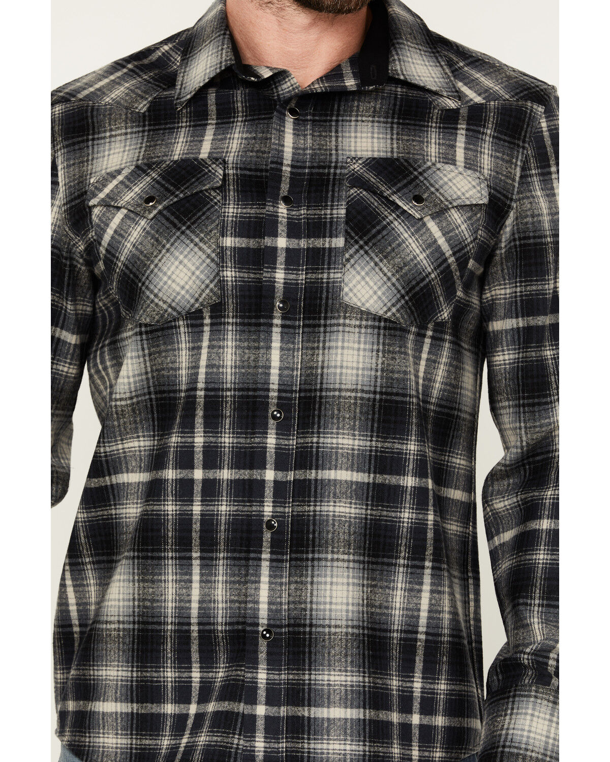 Pendleton Men's Canyon Plaid Print Long Sleeve Snap Western Shirt