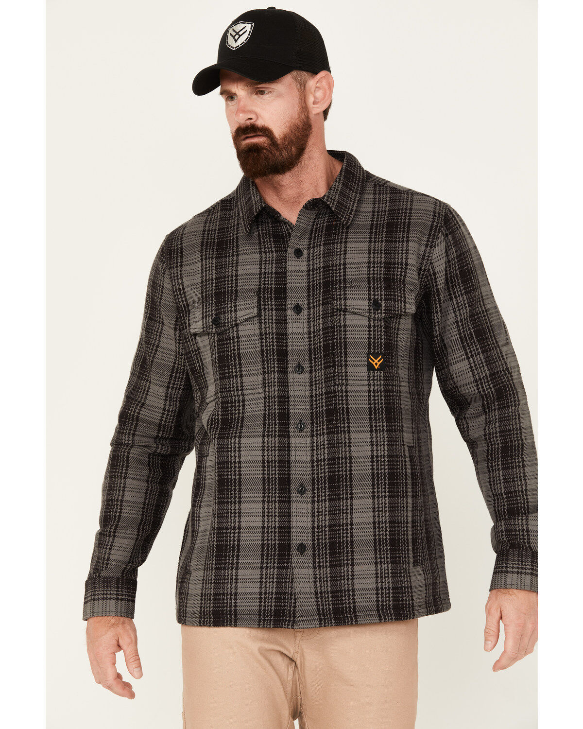 Hawx Men's Brawny Flannel Work Shirt