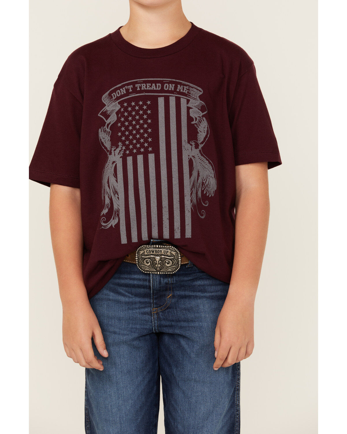Cody James Boys' Tread Flag Print Short Sleeve Graphic T-Shirt