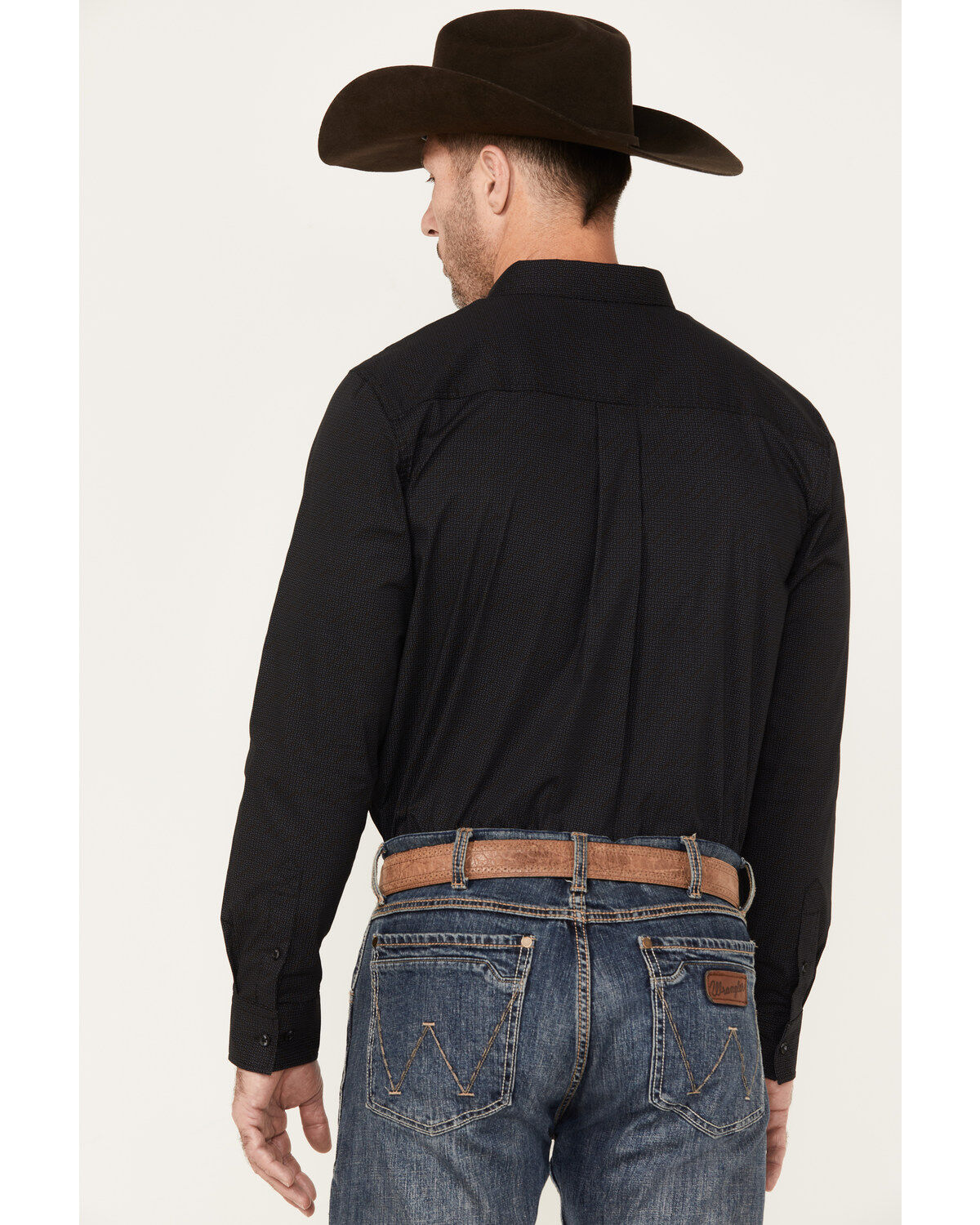 Cody James Men's Bedrock Solid Long Sleeve Stretch Button-Down Western Shirt