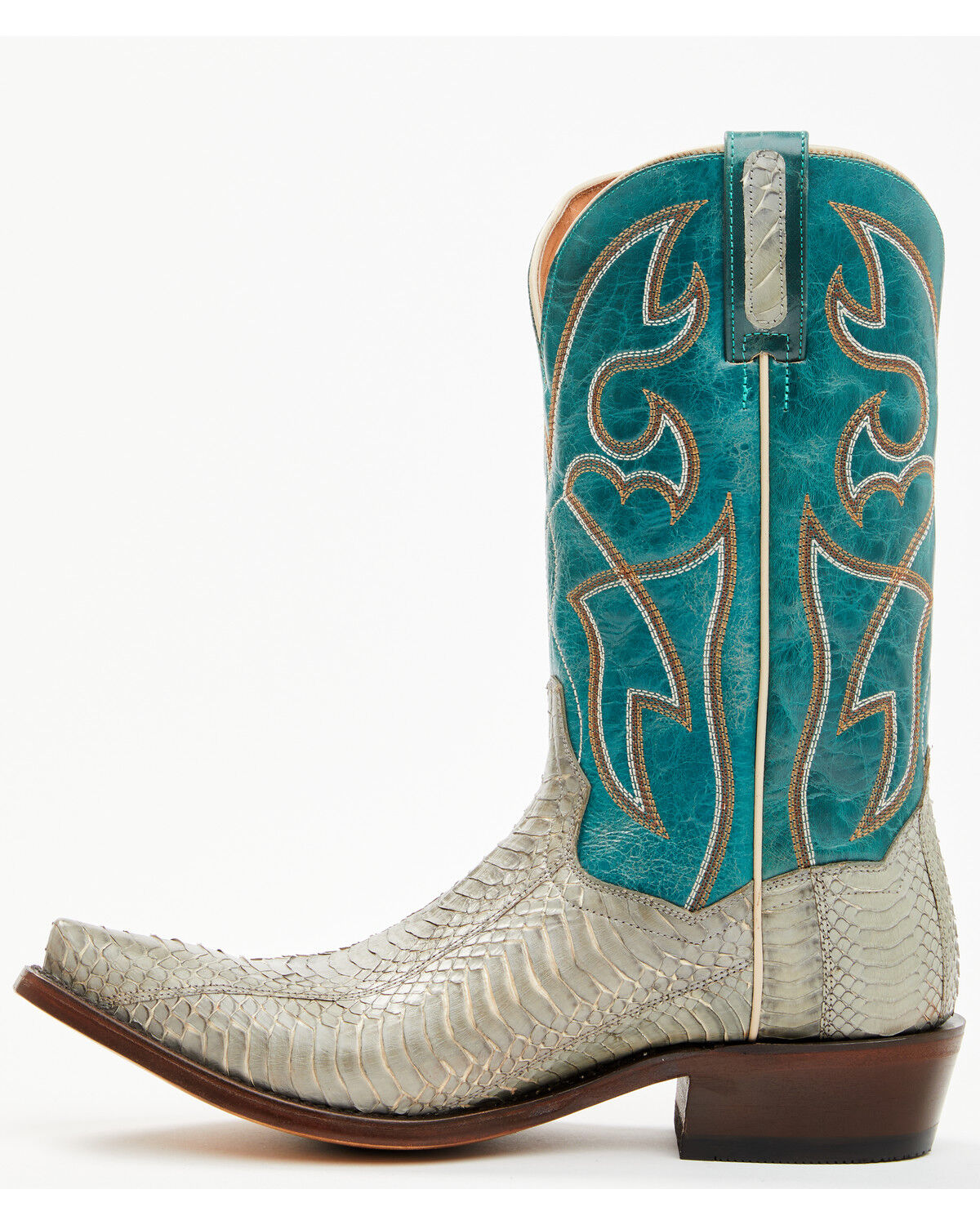 Dan Post Men's Exotic Snake Western Boots - Snip Toe