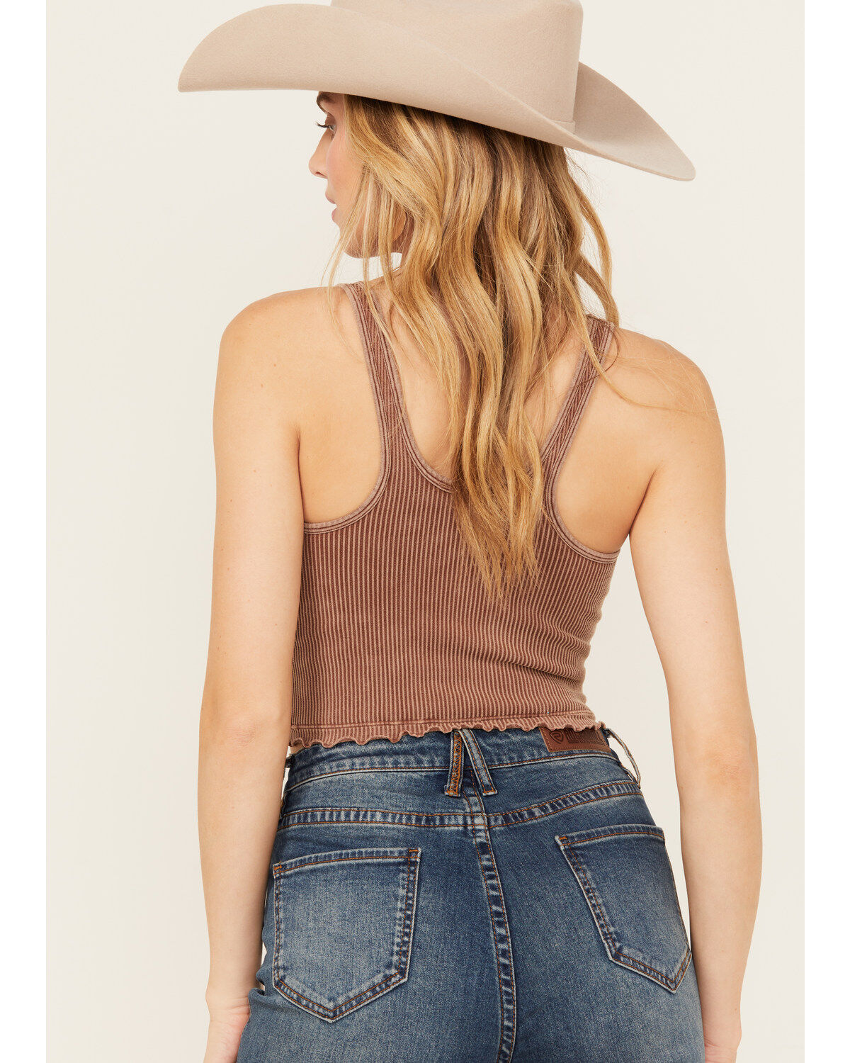 Fornia Women's Ribbed Lettuce Edge Brami