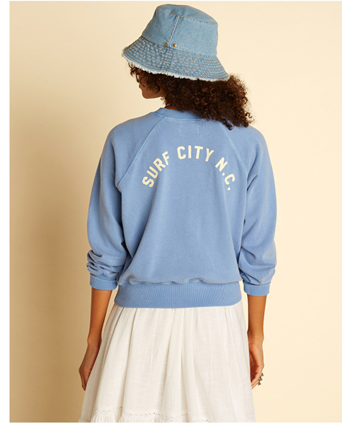 Billabong x Wrangler Women's On The Rise Surf City Graphic Sweatshirt