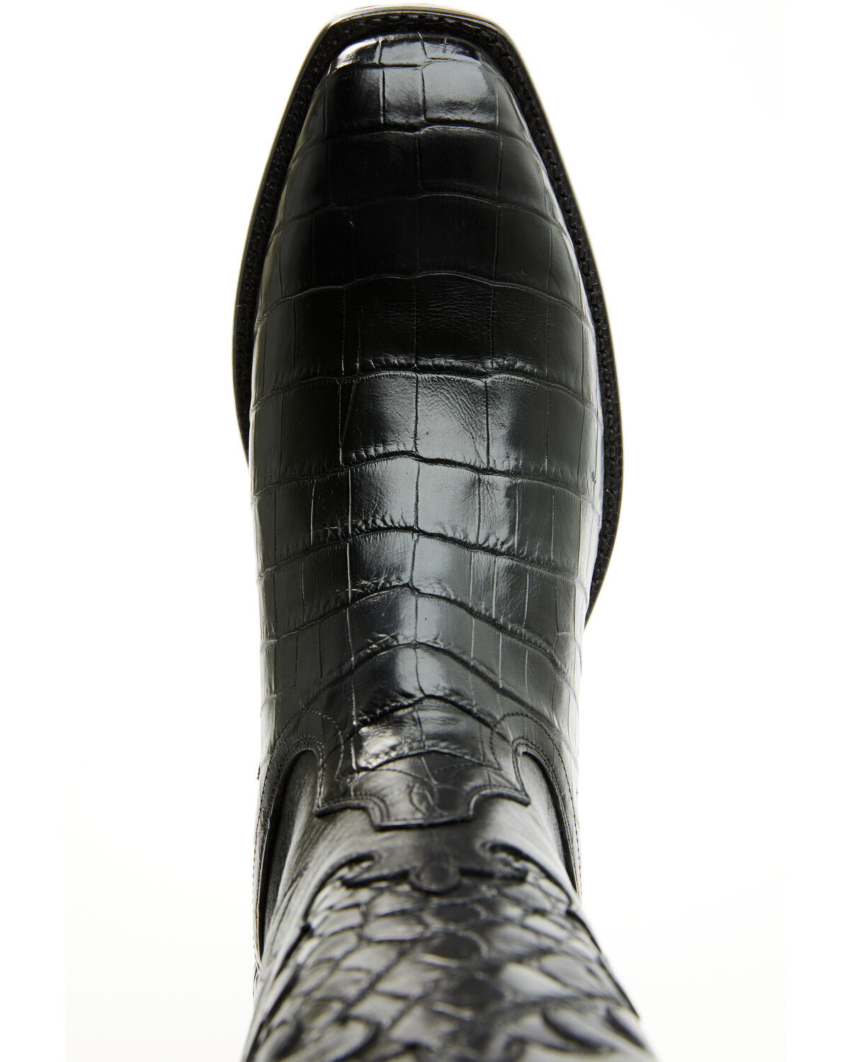 Tony Lama Men's Nile Lightwood Exotic Caiman Western Boots - Square Toe