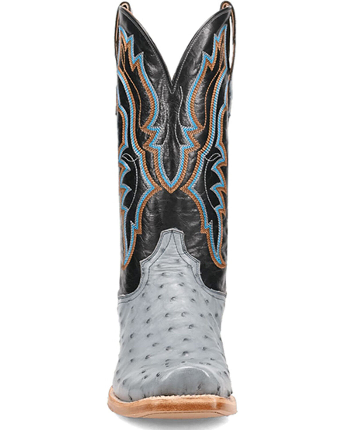 Dan Post Men's Brady Exotic Ostrich Western Boots - Square Toe