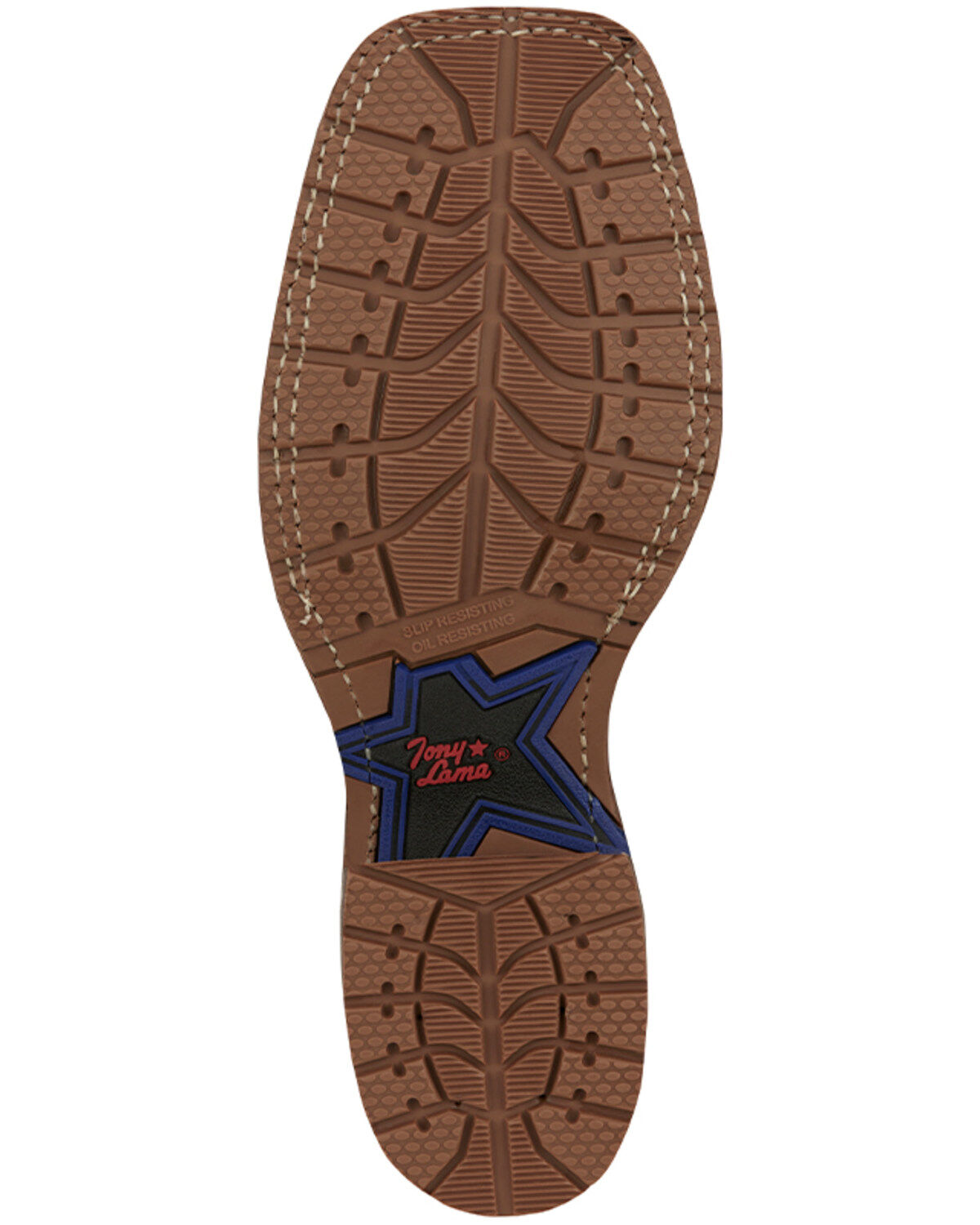 Tony Lama Men's Prescott Exotic Pirarucu Western Boots - Broad Square Toe