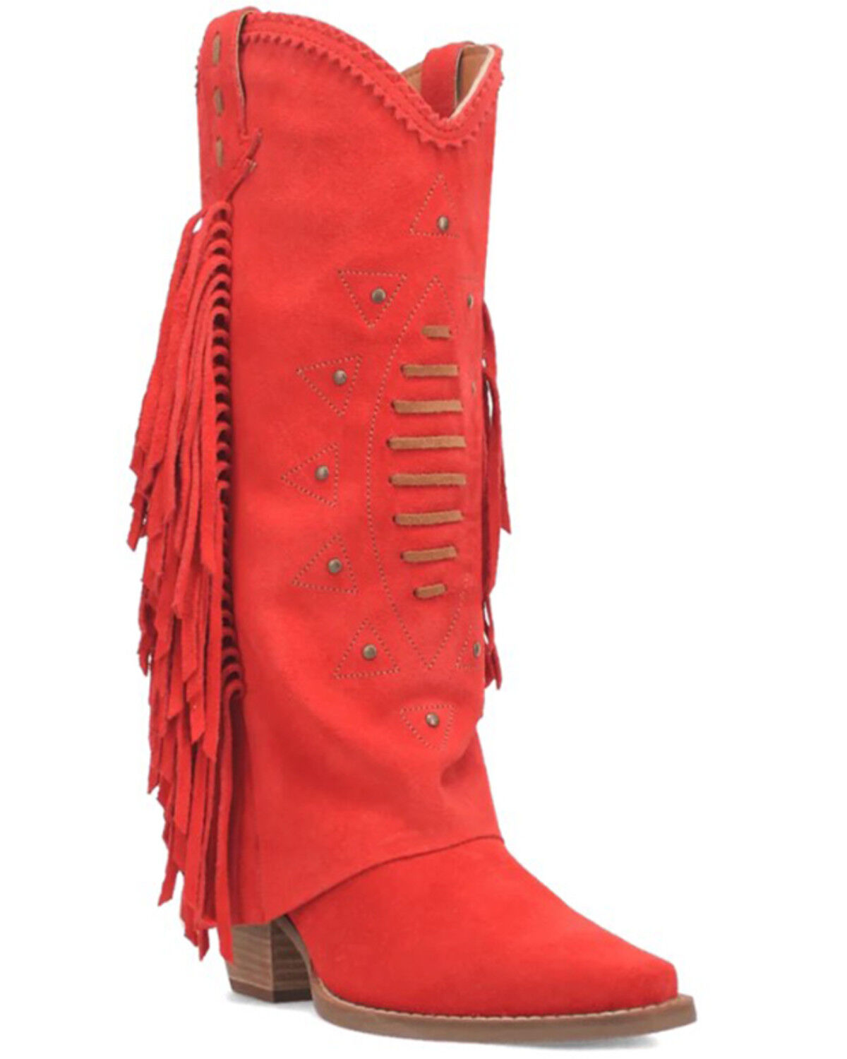 Dingo Women's Spirit Trail Fringe Tall Western Boots - Snip Toe