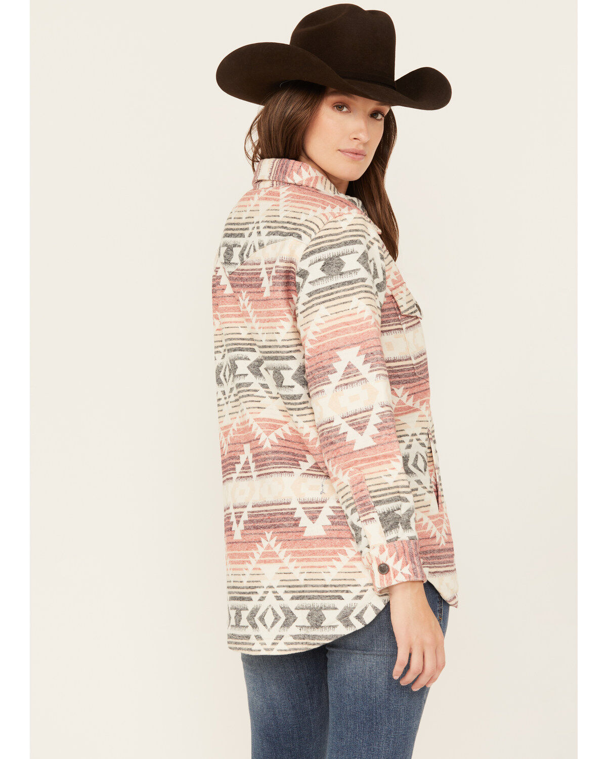 Wrangler Retro Women's Jacquard Southwestern Print Shacket