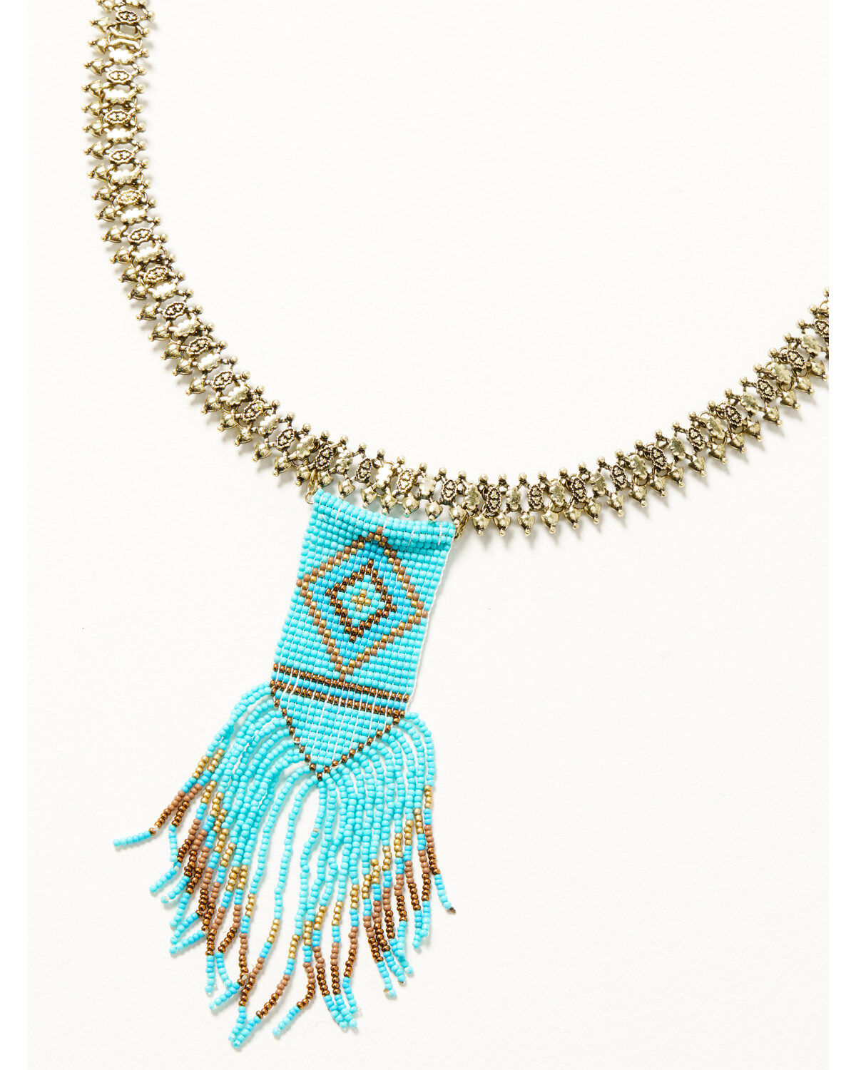 Shyanne Women's Desert Boheme Beaded Choker Necklace