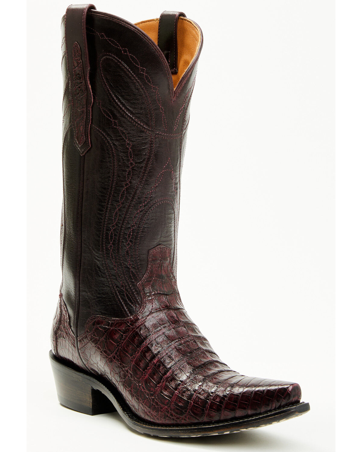 El Dorado Women's Holly Exotic Caiman Tall Western Boots - Snip Toe
