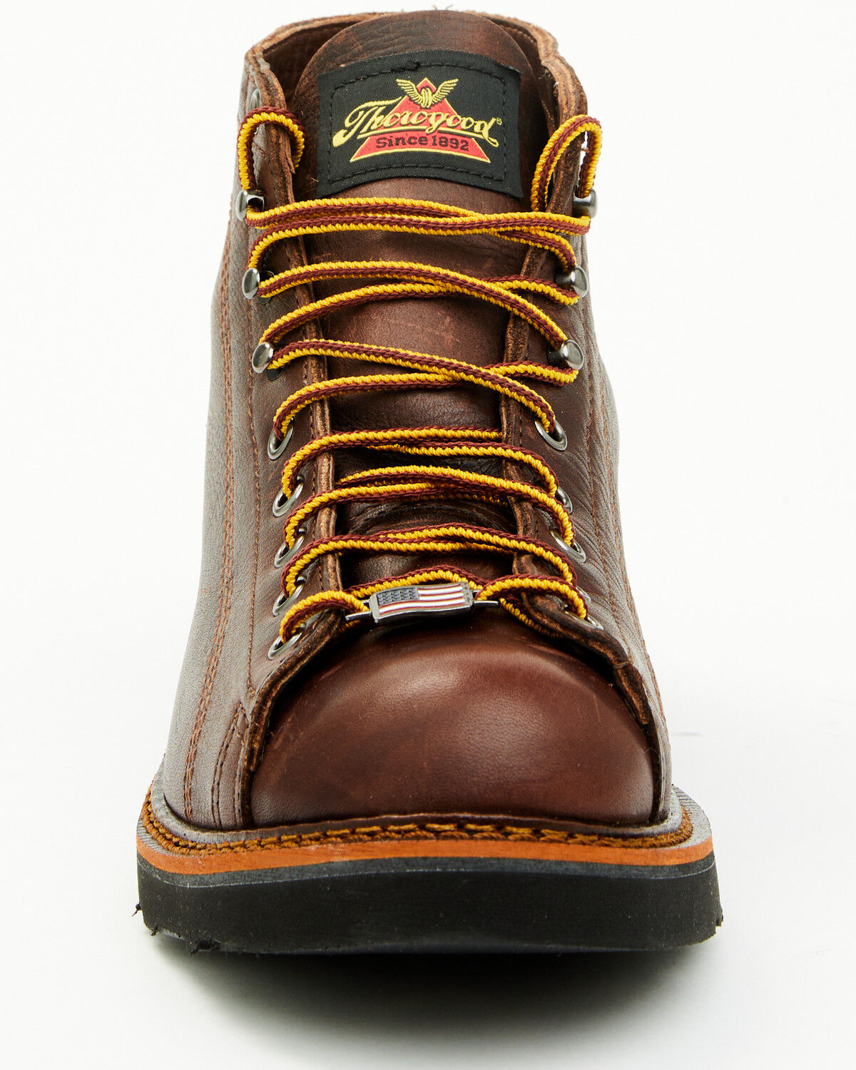 Thorogood Men's Walnut Roofer USA Work Boots - Soft Toe