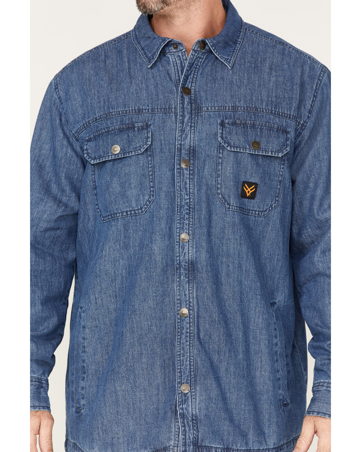 Hawx Men's Denim Shirt Jacket - Big & Tall