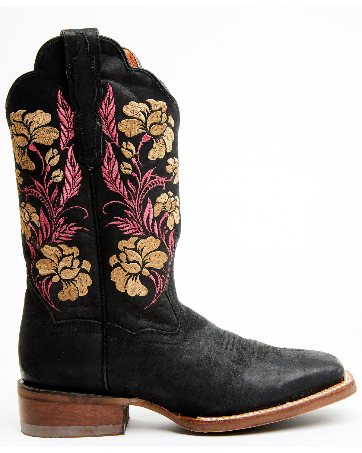 Dan Post Women's Asteria Floral Western Performance Boots - Broad Square Toe