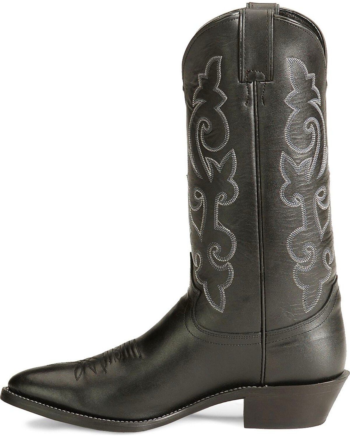 Justin Men's London Calfskin Western Boots - Round Toe