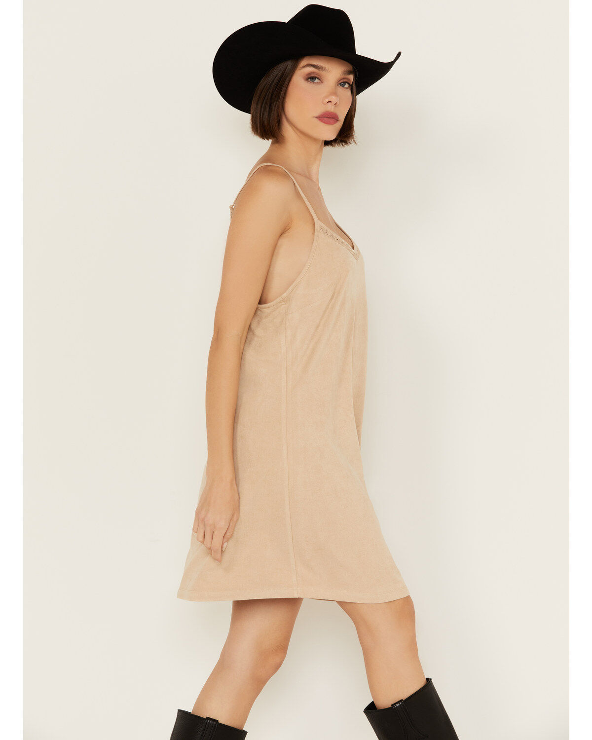 Shyanne Women's Faux Suede Sleeveless Dress