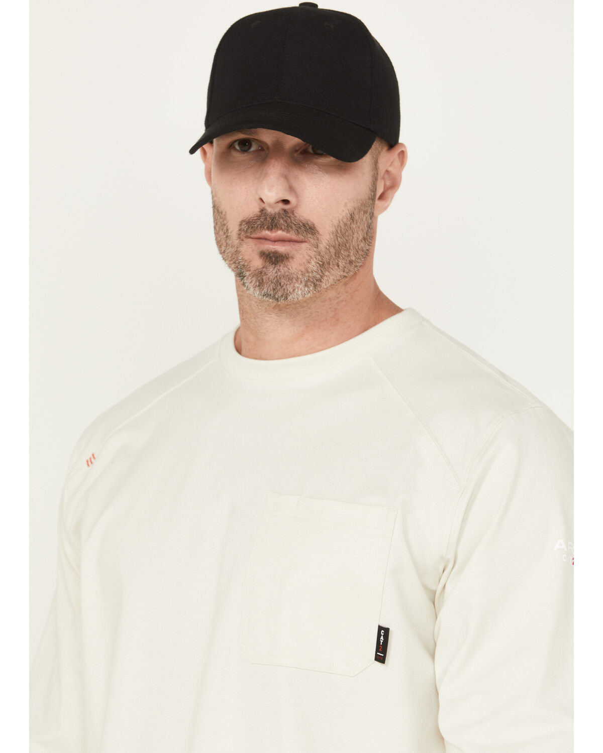 Ariat Men's FR Pima Long Sleeve Pocket Work T-Shirt