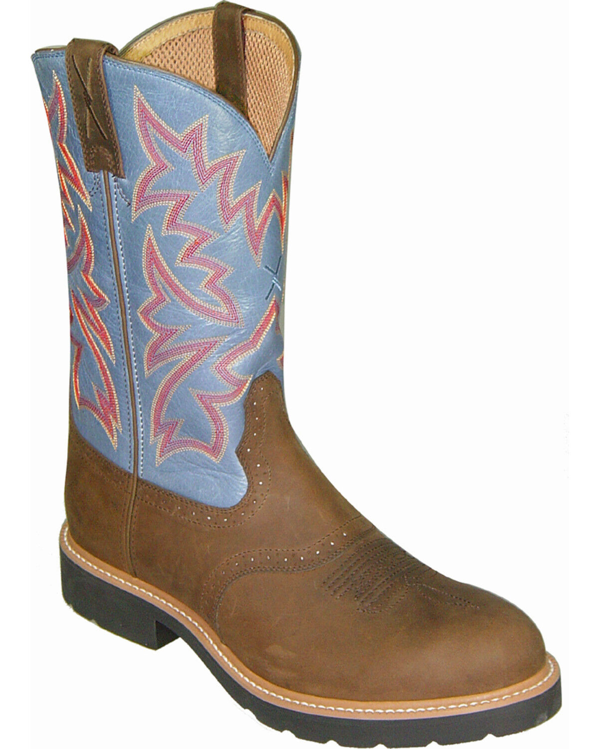 Twisted X Men's Round Toe Pull-On Work Boots