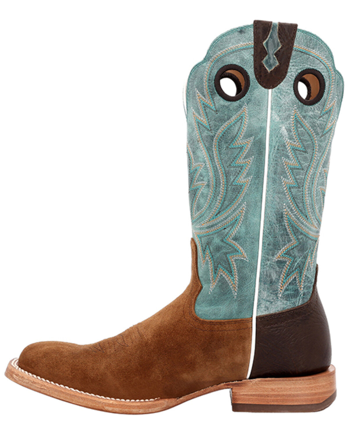Durango Men's PRCA Collection Roughout Western Boots - Broad Square Toe