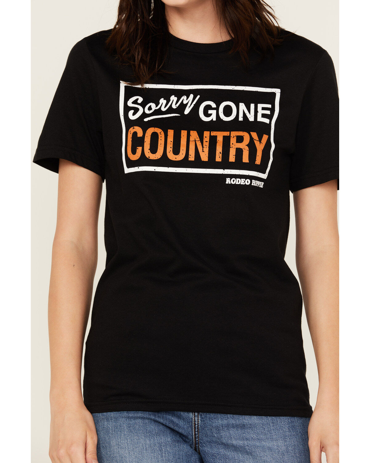 Rodeo Hippie Women's Gone Country Short Sleeve Graphic Tee