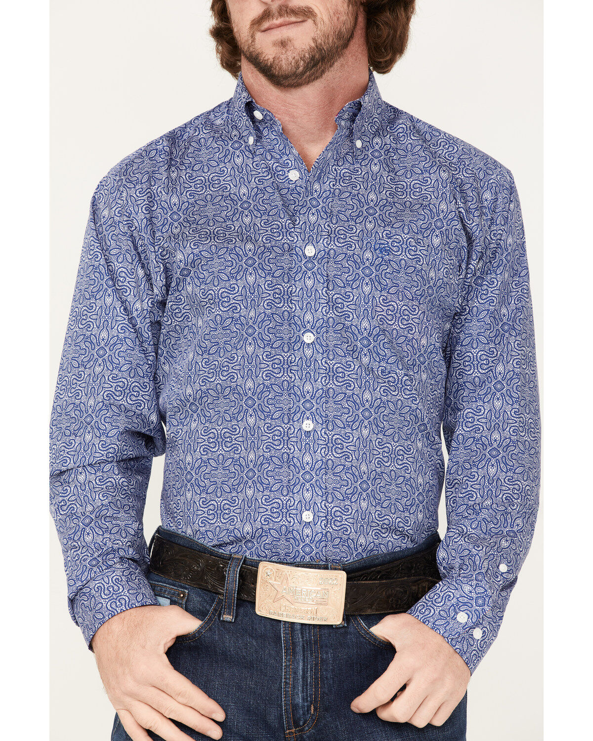 Ariat Men's WF Seamus Print Long Sleeve Western Shirt