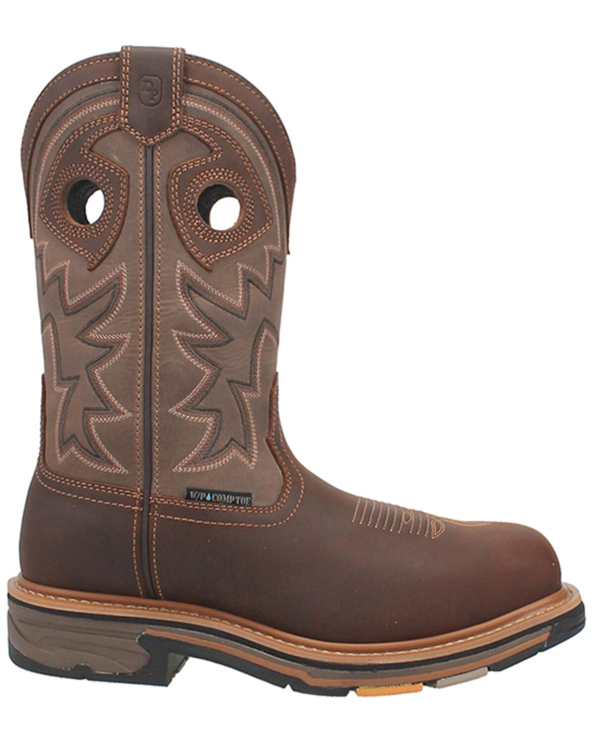 Dan Post Men's Kirk 11" Pull-On Waterproof Work Boots - Broad Square Toe