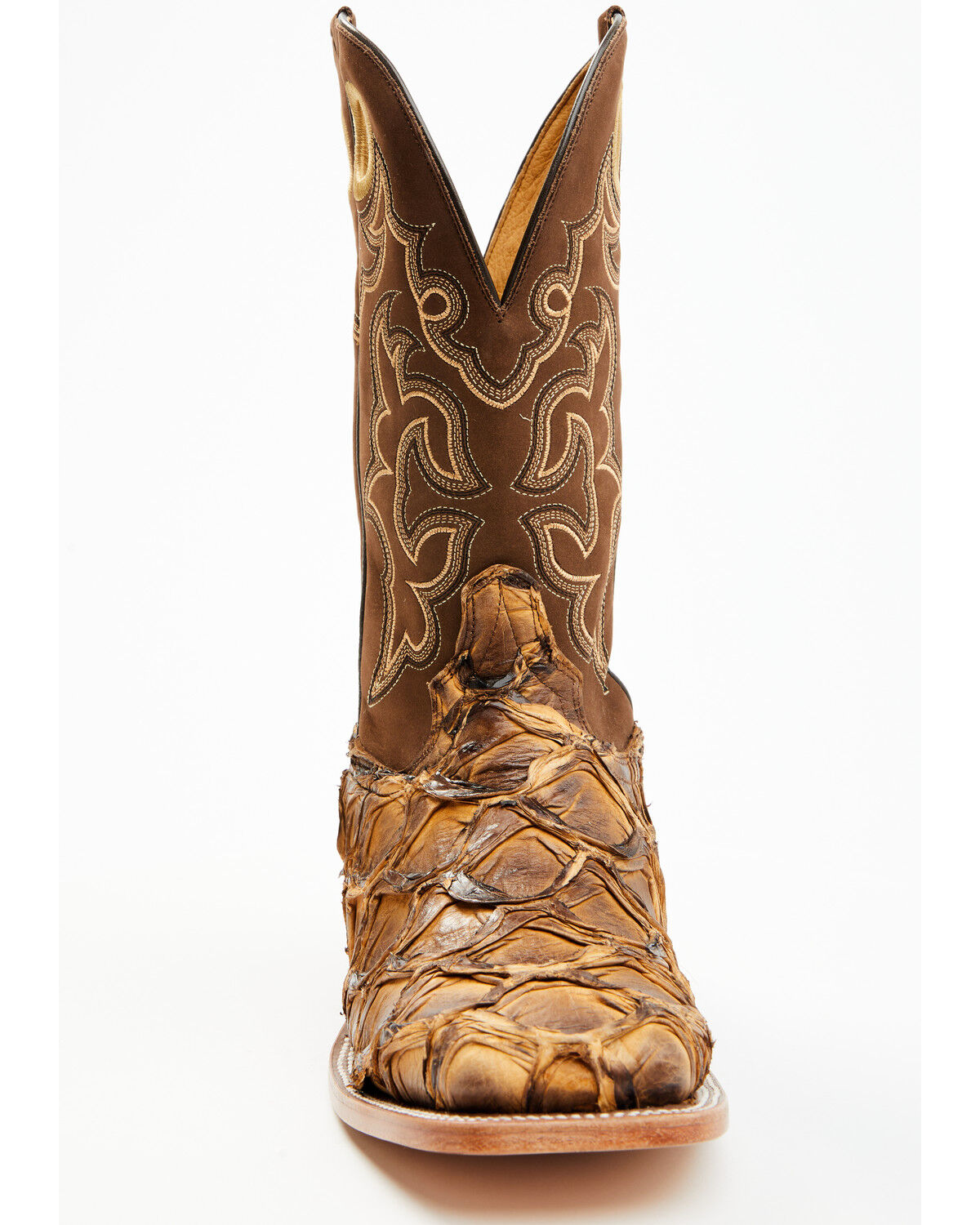 Cody James Men's Exotic Pirarucu Western Boots - Broad Square Toe