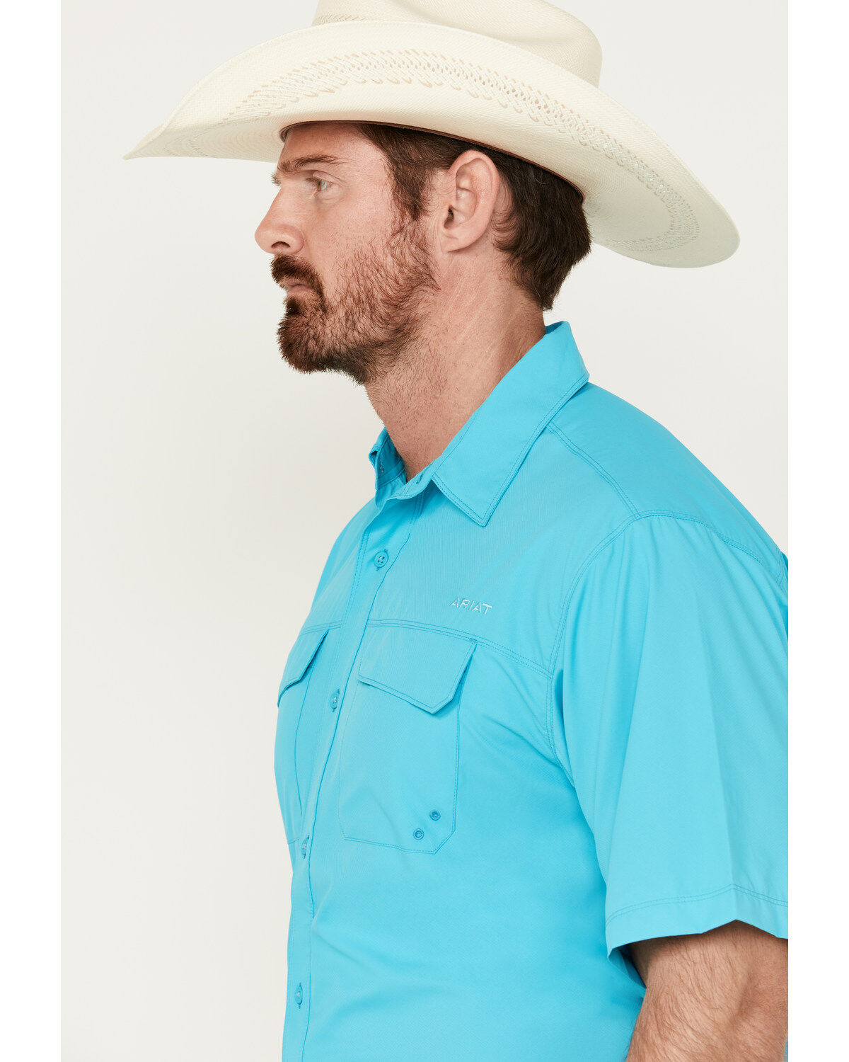 Ariat Men's VentTEK Outbound Solid Short Sleeve Button-Down Performance Shirt