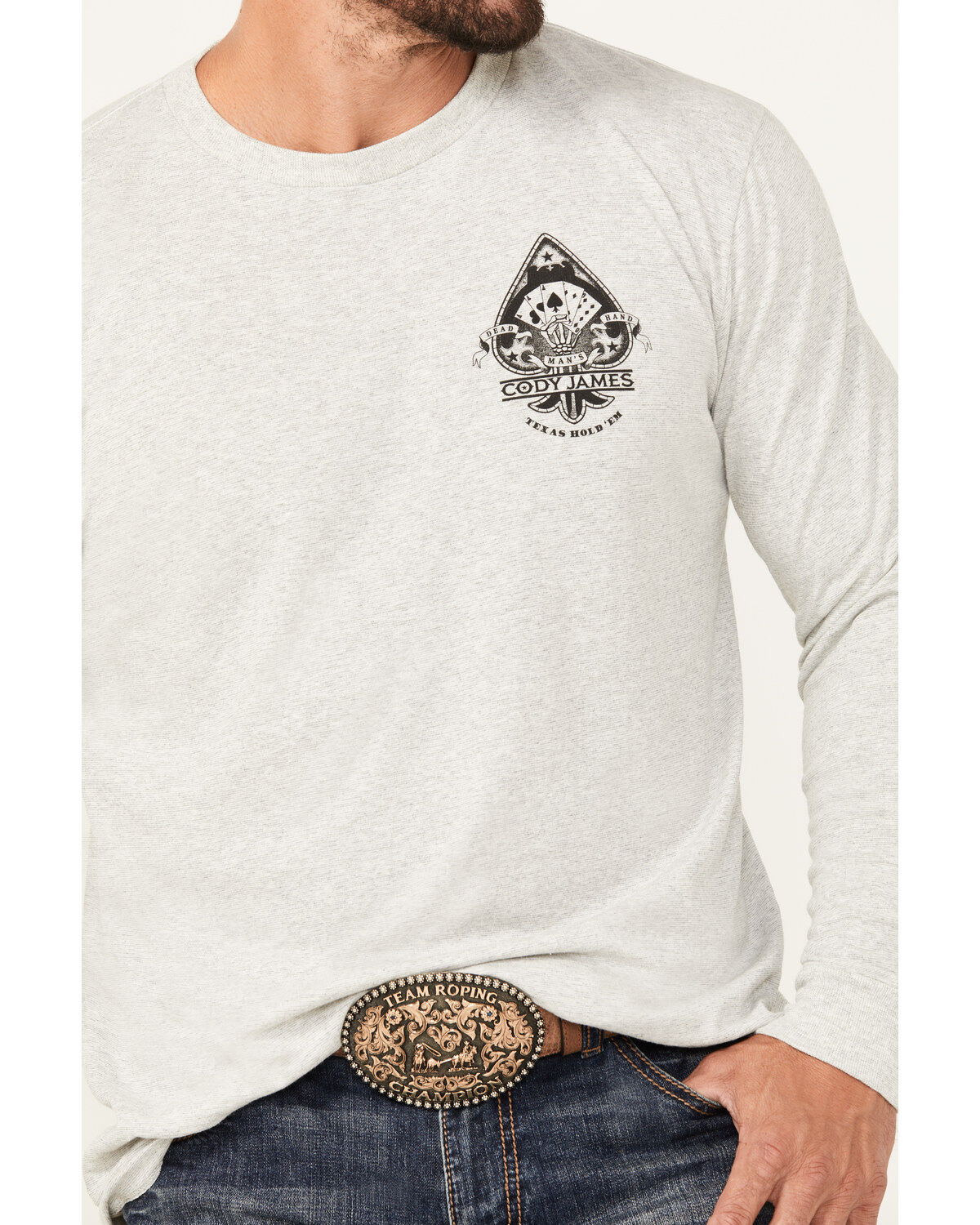 Cody James Men's Spades Long Sleeve Graphic T-Shirt