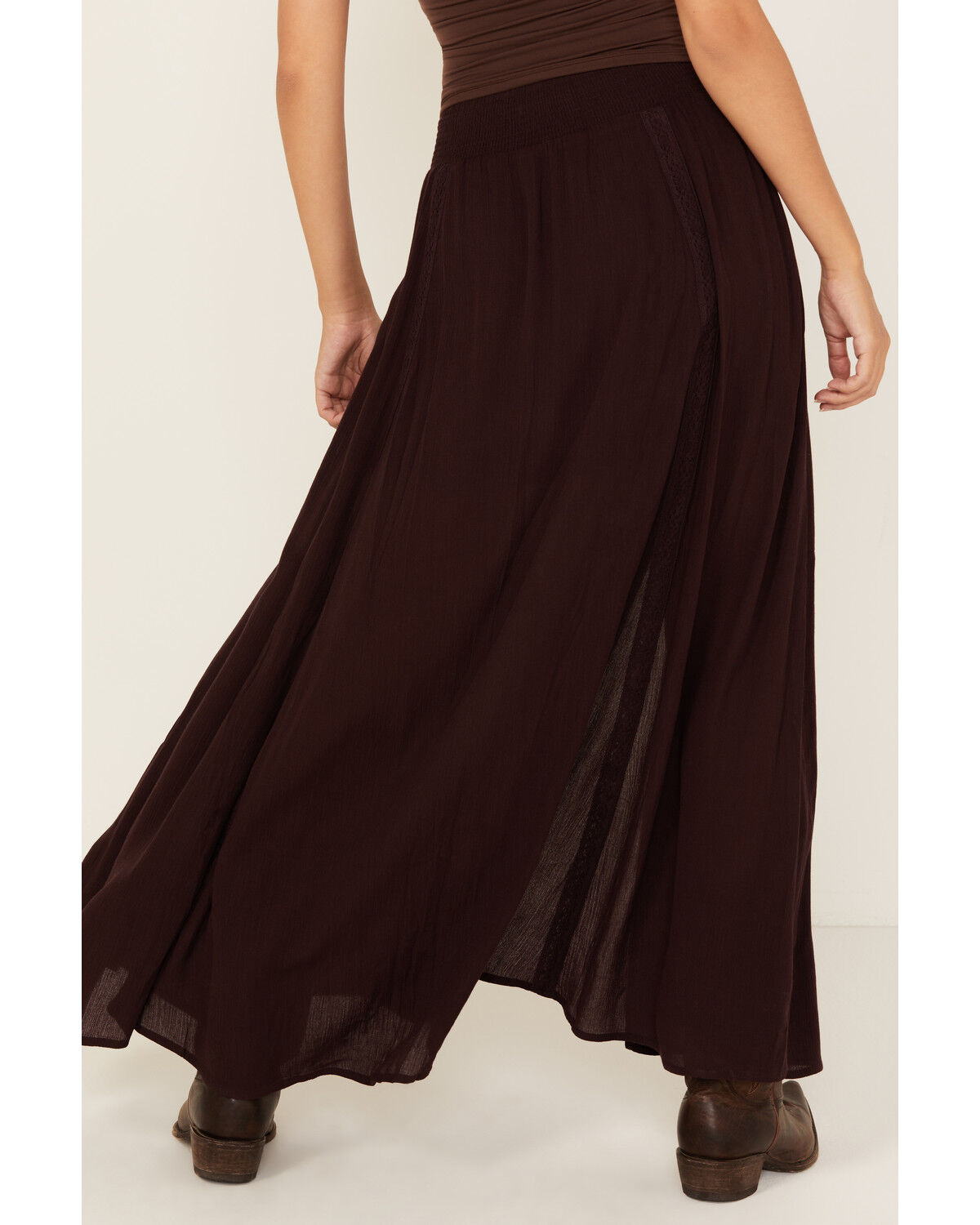 Shyanne Women's Lace Inset Maxi Skirt