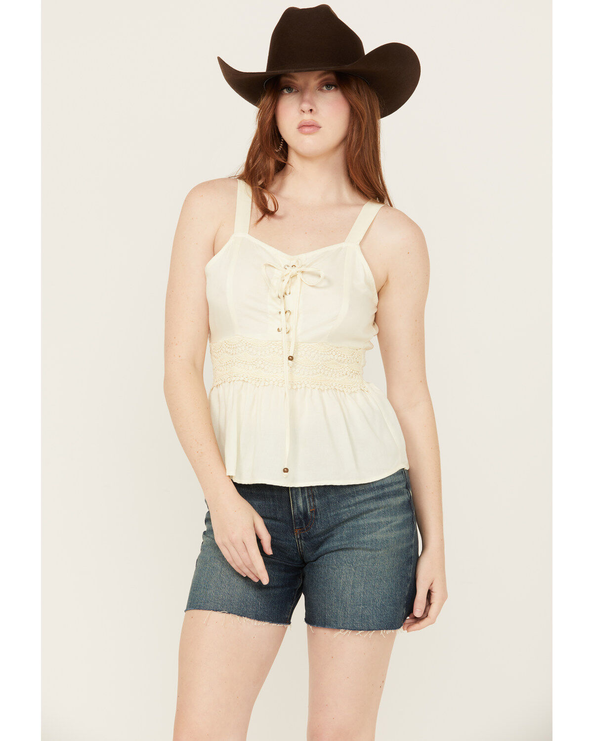 Angie Women's Crochet Tank Top