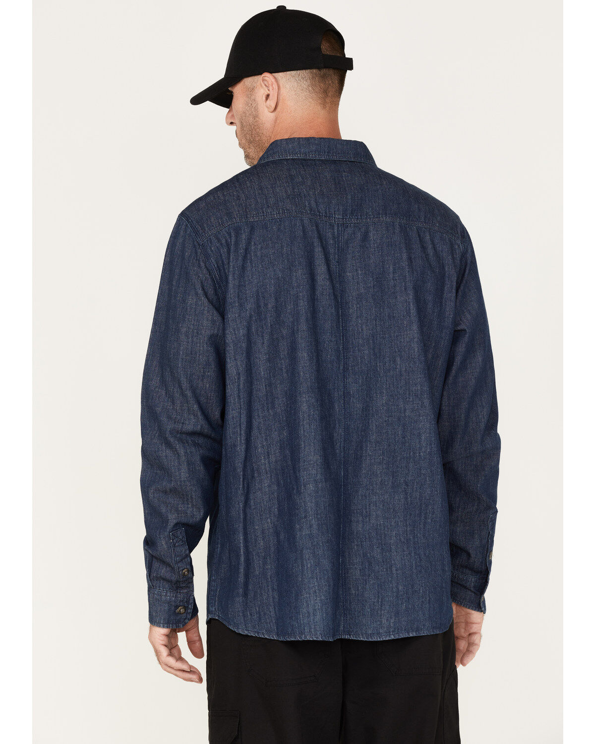 Hawx Men's Denim Work Shirt - Big & Tall